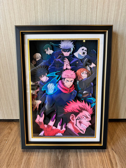 Blindfold Sorcerer —3D Handcrafted Anime Art