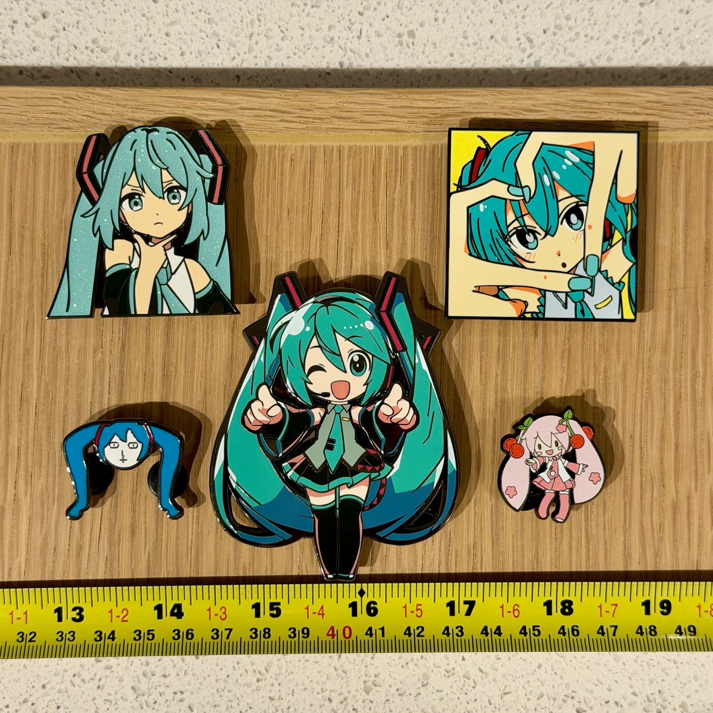 Cyber Idol -Inspired Character Enamel Pin