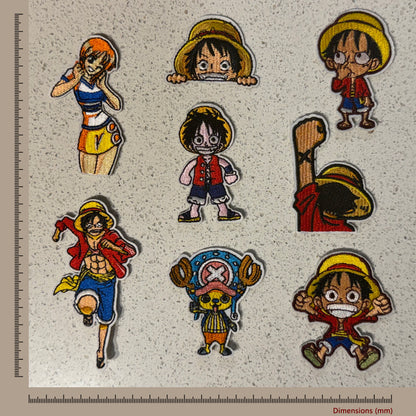 One Piece Embroidered Iron-On Patch