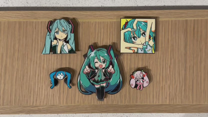 Cyber Idol -Inspired Character Enamel Pin